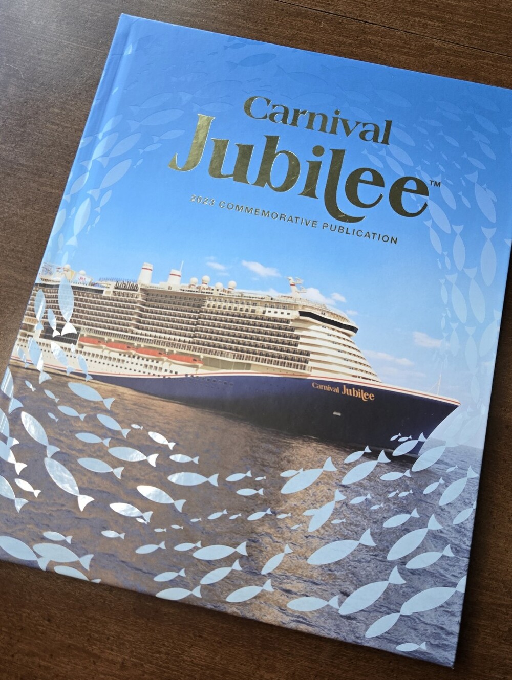 Carnival Jubilee Inaugural Cruise Sailing 12 23 2023 Commemorative Book